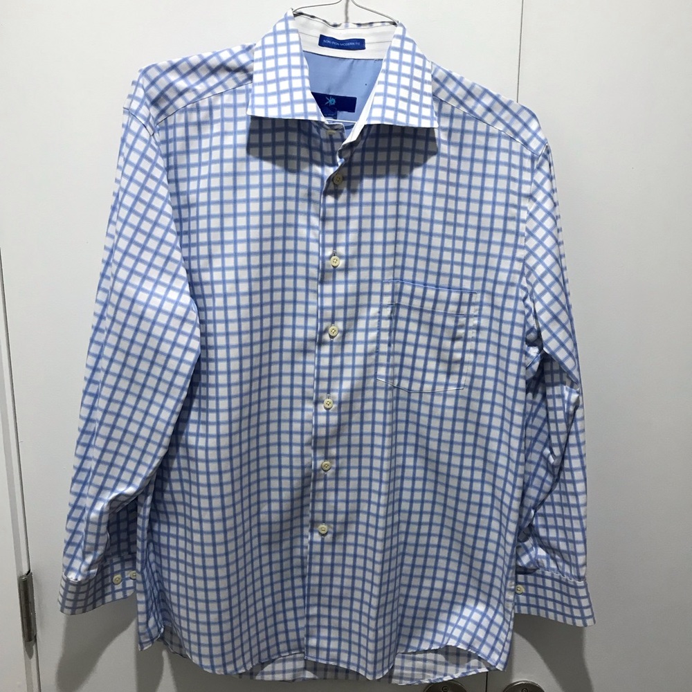 Egara Modern Fit Men’s Dress Shirt Neck 16 Slv 33